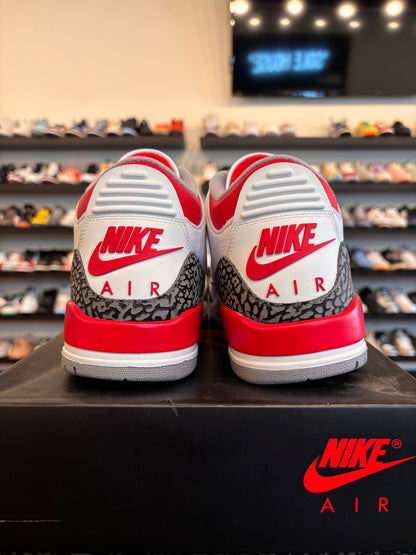 Jordan 3 Fire Red 2022 Size 9.5 Pre-Owned