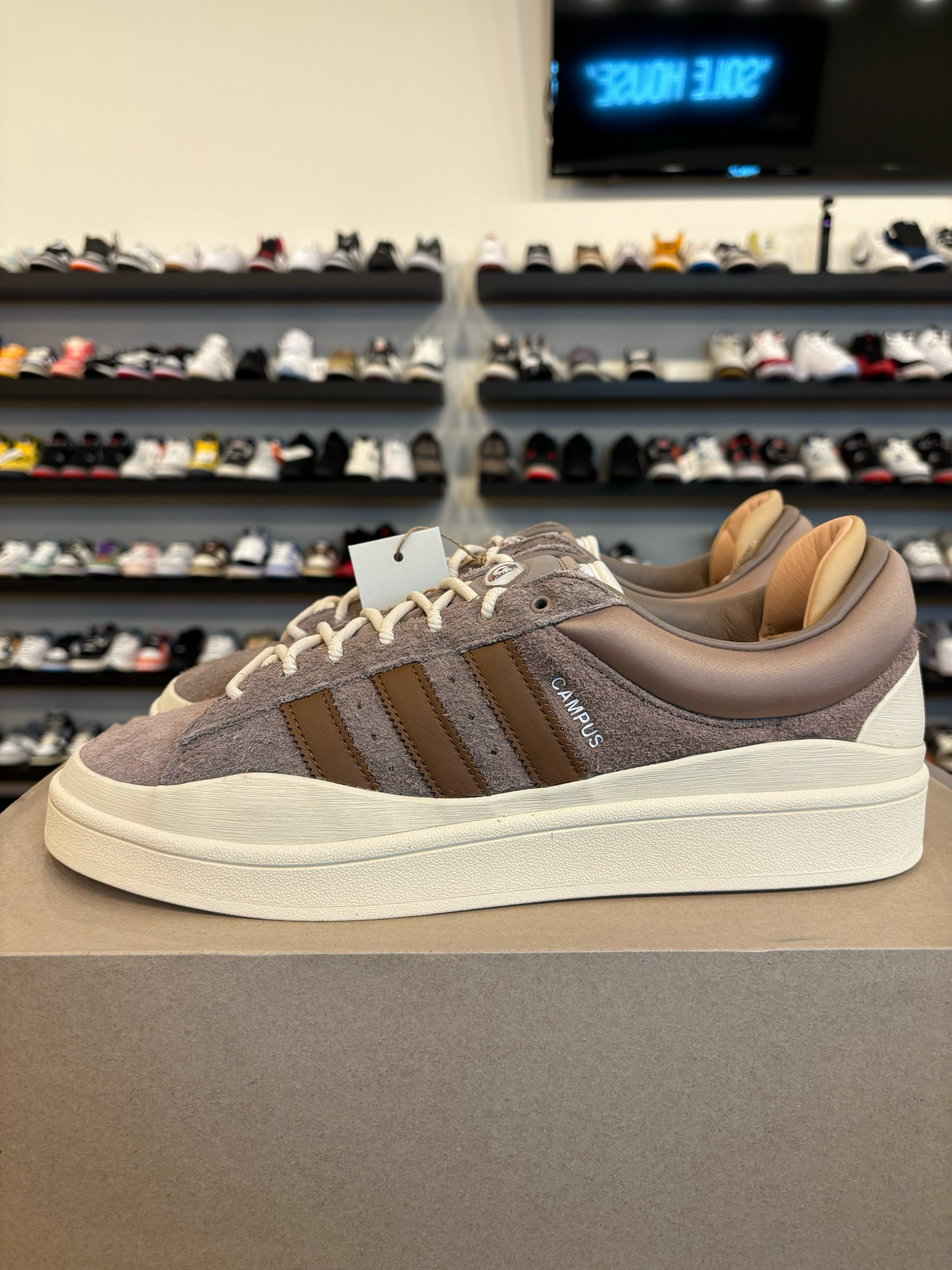 Adidas Bad Bunny Campus Chalky Brown Size 13 Brand New