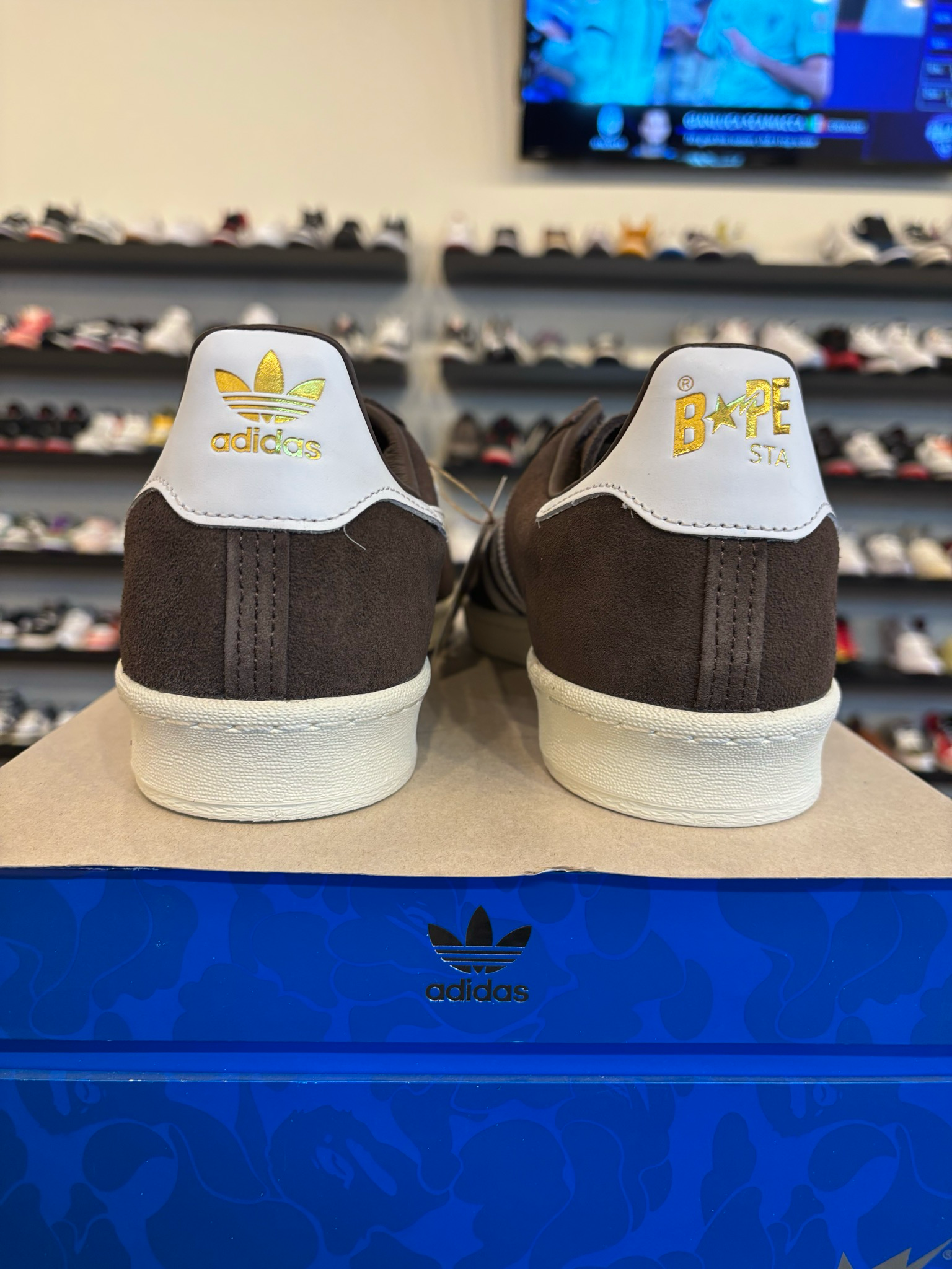 Adidas Campus Bape Brown Size 13 Brand New