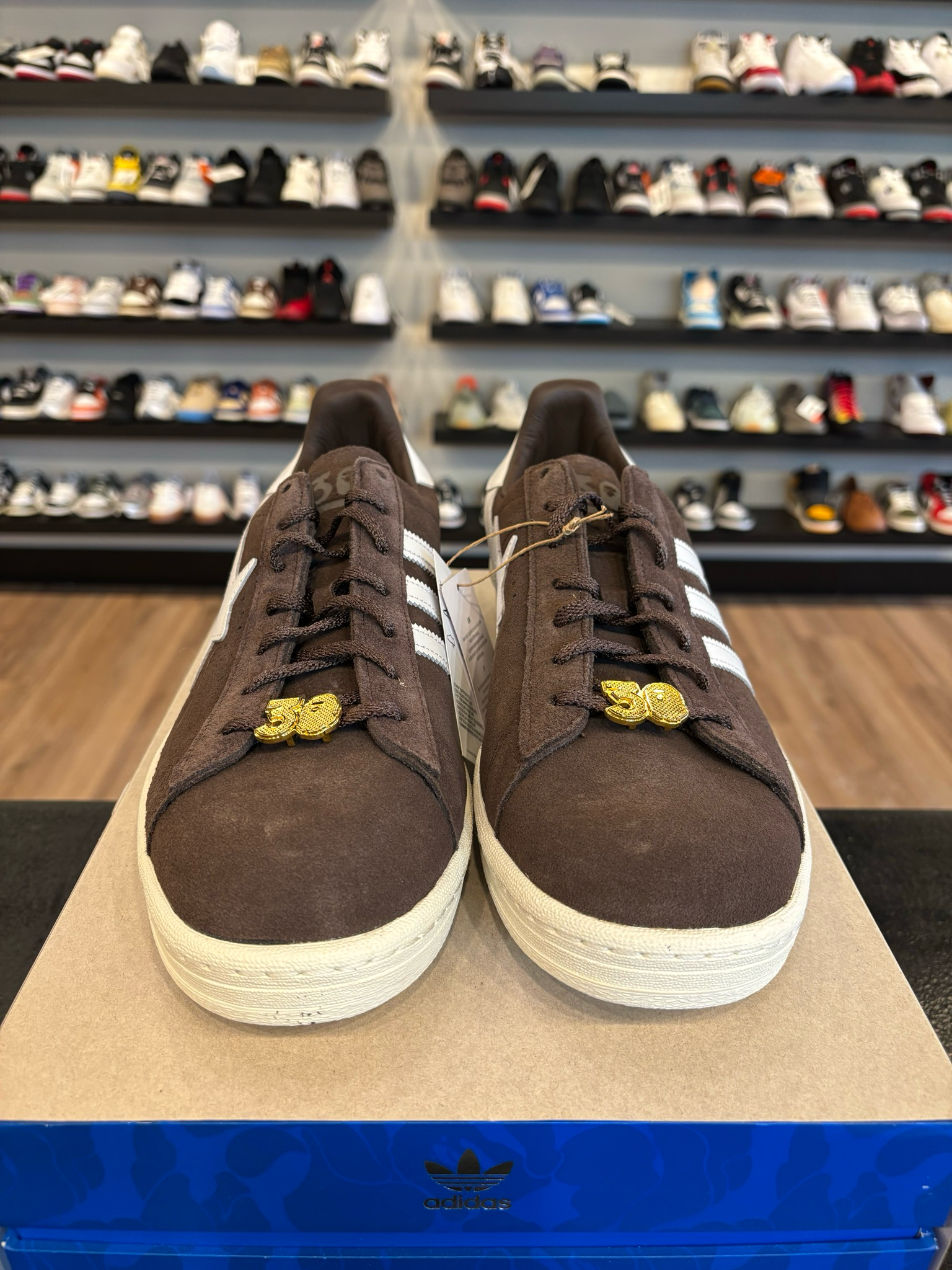 Adidas Campus Bape Brown Size 13 Brand New