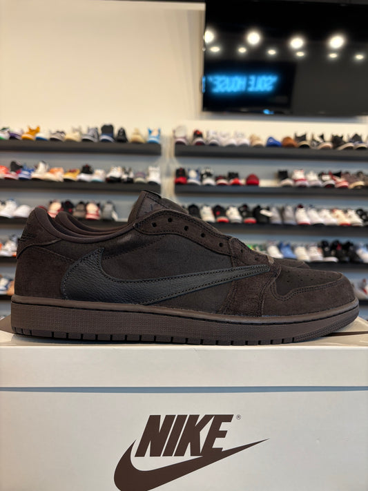 Jordan 1 Low Travis Scott Velvet Brown Size 14 Brand New