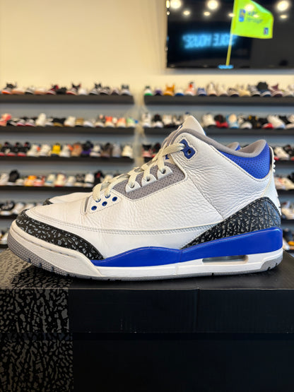 Jordan 3 Racer Blue Size 10 Pre-Owned