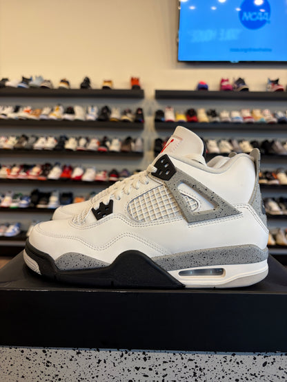 Jordan 4 White Cement 2025 Size 7Y (8.5W) Pre-Owned