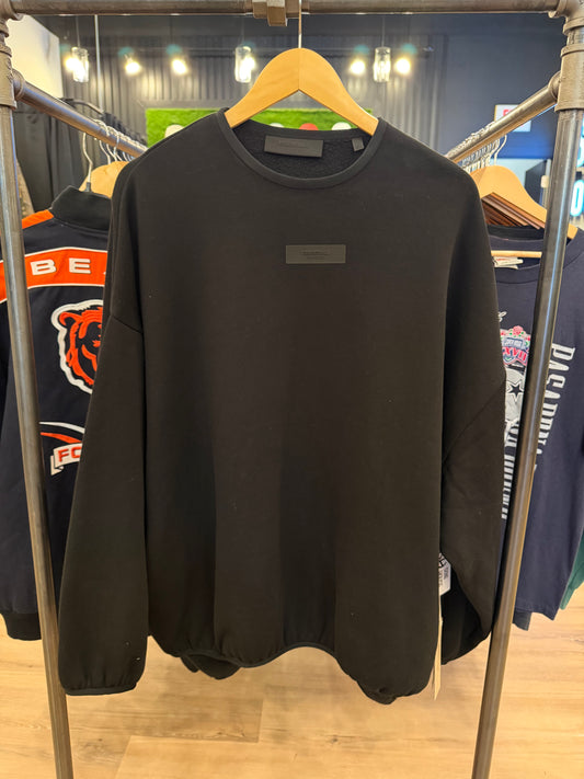 Fear Of God Essentials Black Crew Size Large Brand New