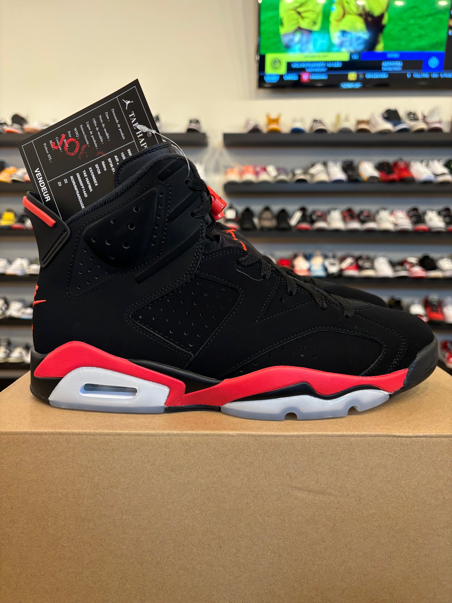 Jordan 6 Infrared Salesman Size 10.5 Brand New