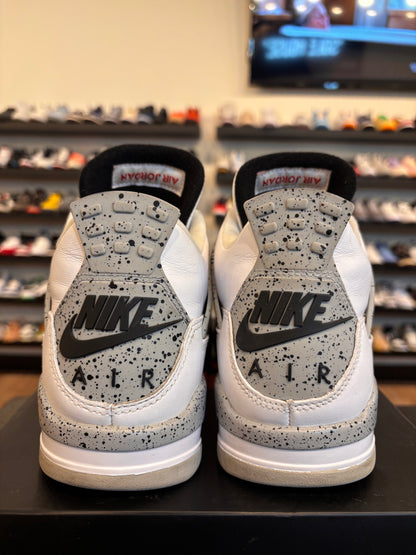 Jordan 4 White Cement 2016 Size 9.5 Pre-Owned