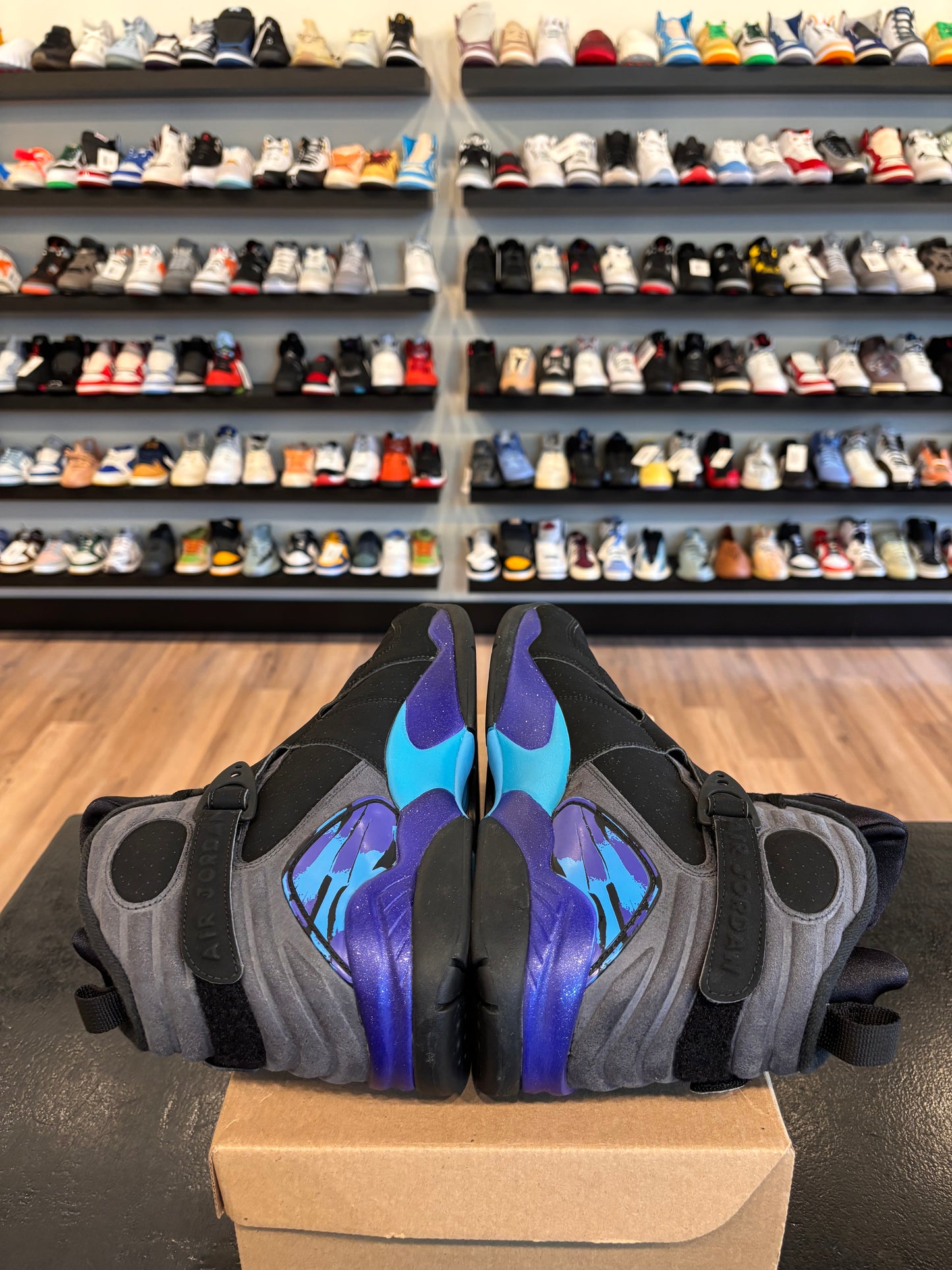 Jordan 8 Aqua 2015 Size 12 Pre-Owned (No Box)