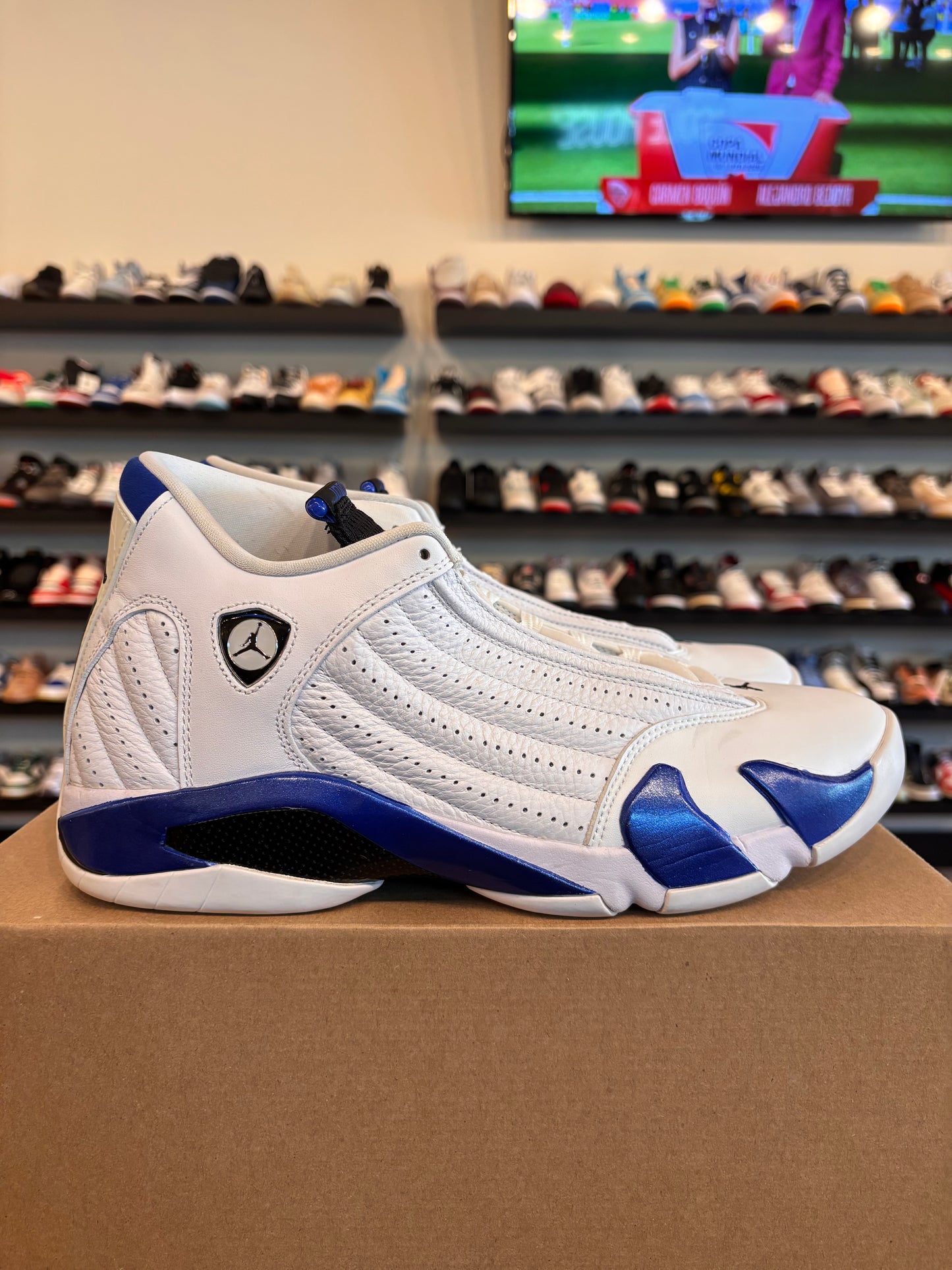 Jordan 14 Hyper Royal Size 12 Pre-Owned (No Box)
