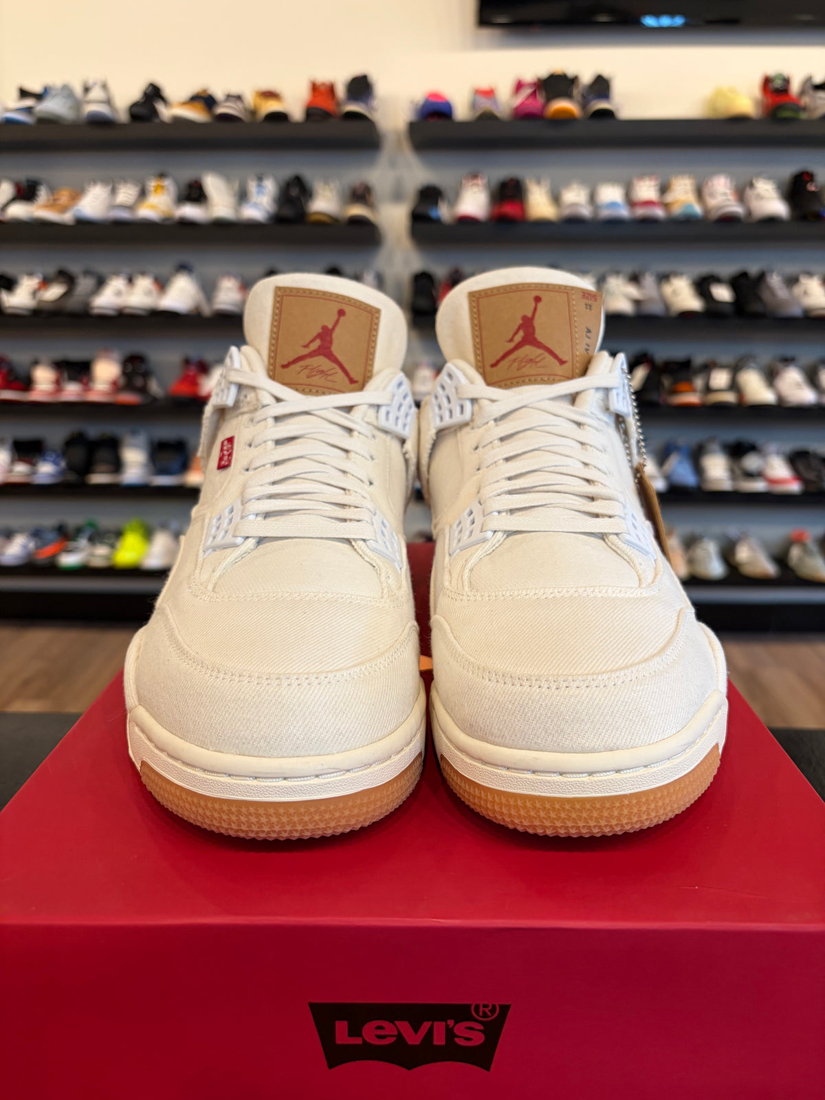 Jordan 4 Levi's White Size 11 Brand New