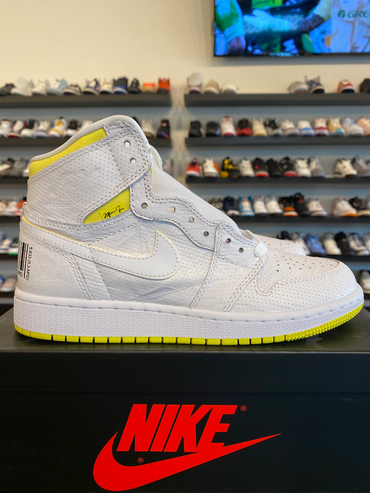 Jordan 1 First Class Size 4.5Y (6W) Brand New