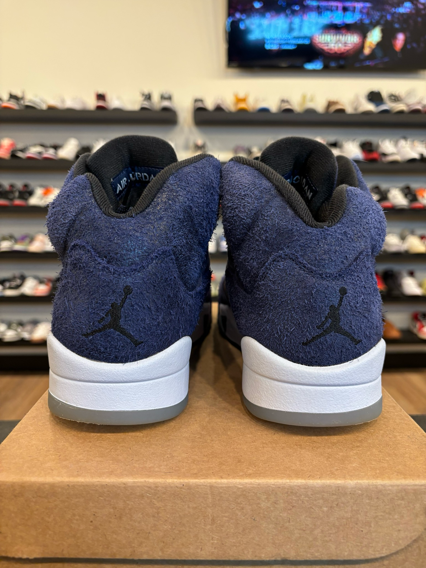 Jordan 5 Georgetown Size 9.5 Pre-Owned (No Box)