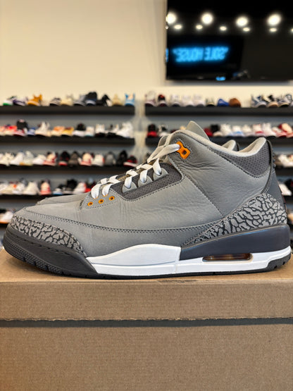 Jordan 3 Cool Grey Size 12 Pre-Owned (No Box)