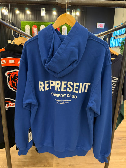 Represent Hoodie Owners Club Royal Size Small Brand New