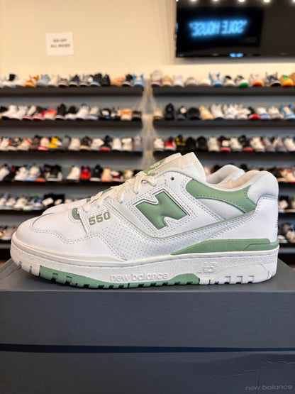New Balance 550 White Mint Green Size 10 Brand New