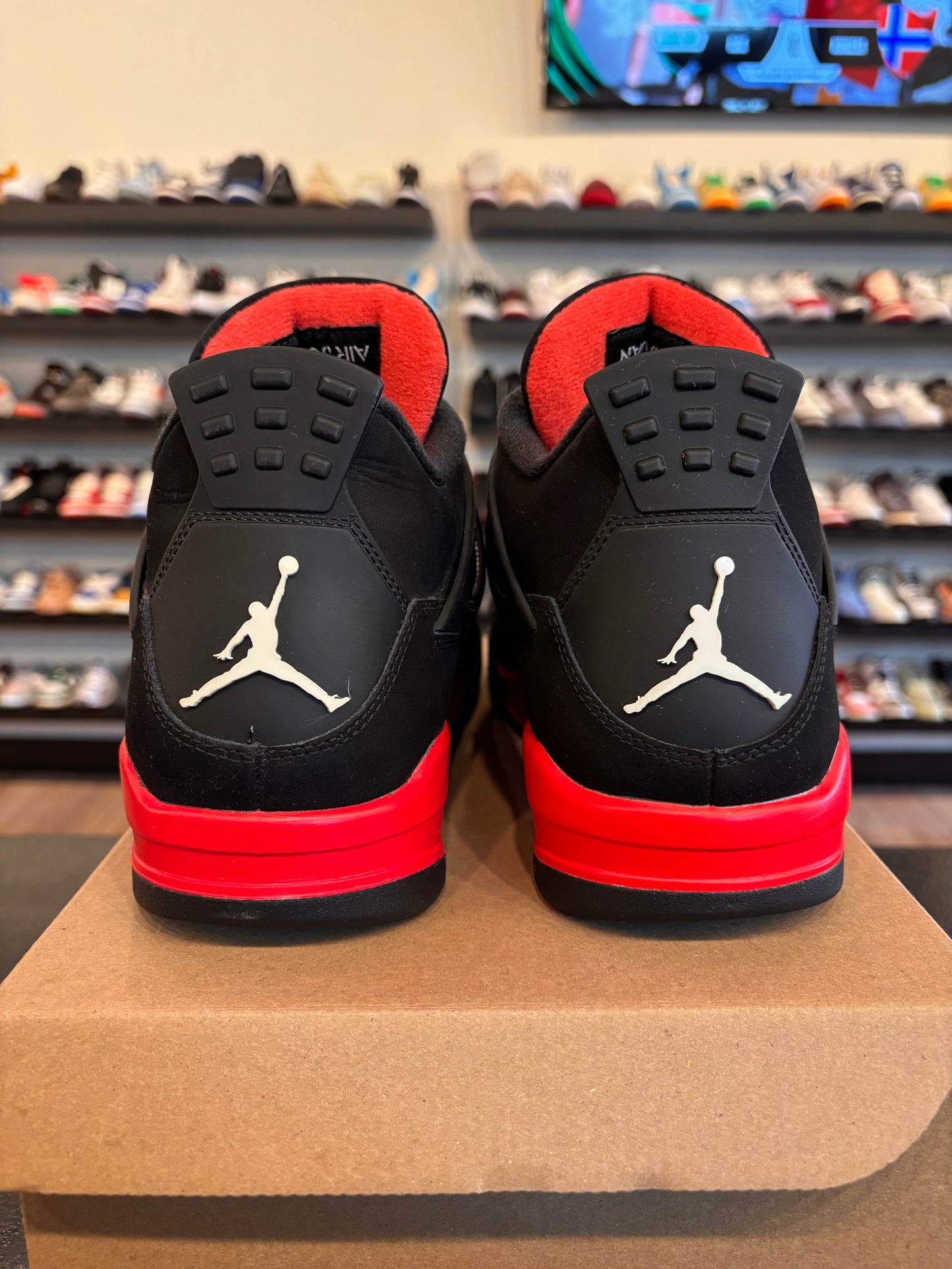 Jordan 4 Red Thunder Size 11.5 Pre-Owned (No Box)