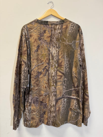 Diamondback Camo Long Sleeve Tan Size XL Vintage