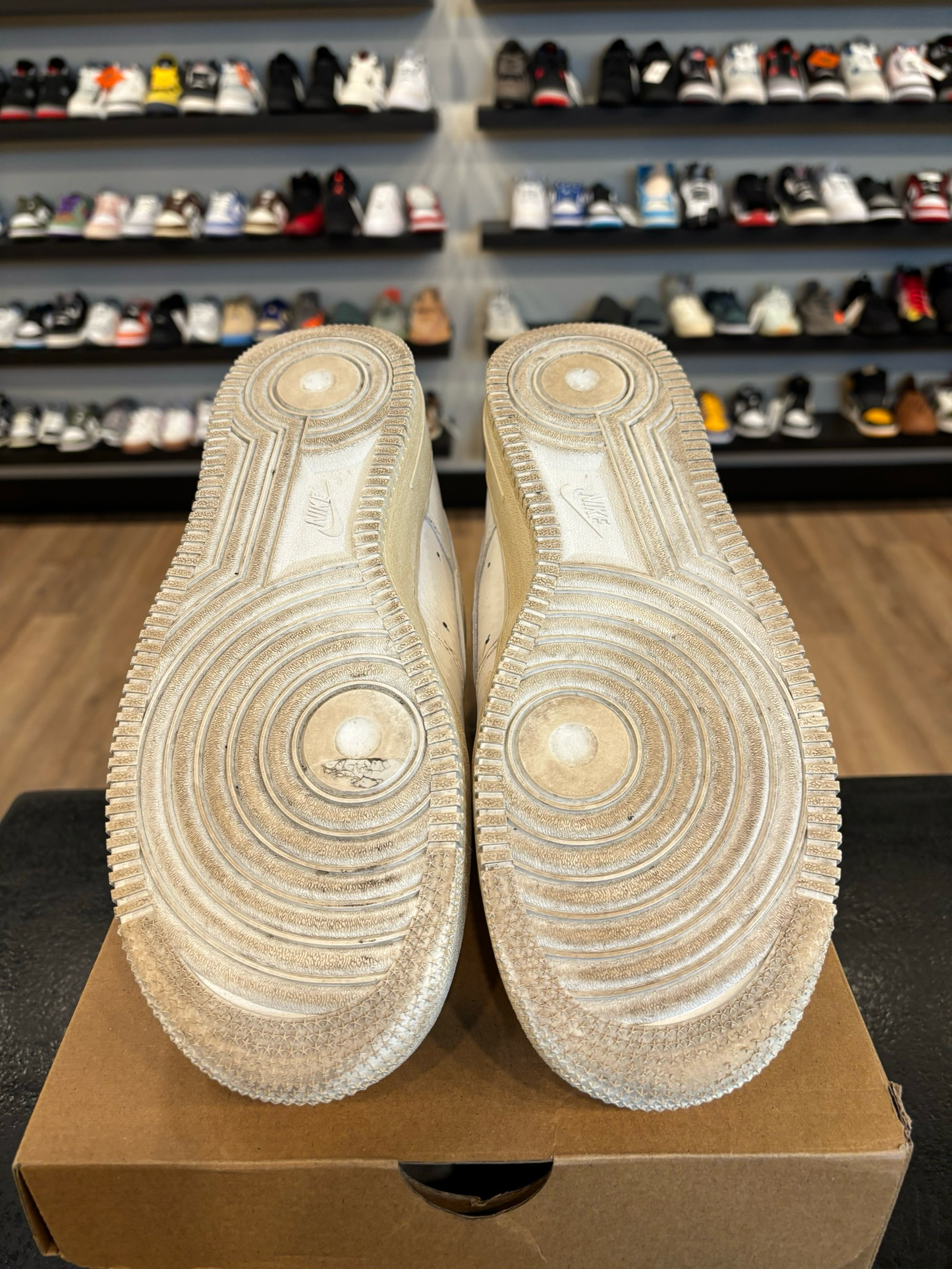 Nike Air Force 1 Low SWOOSH Dirty Size 9.5 Pre-Owned