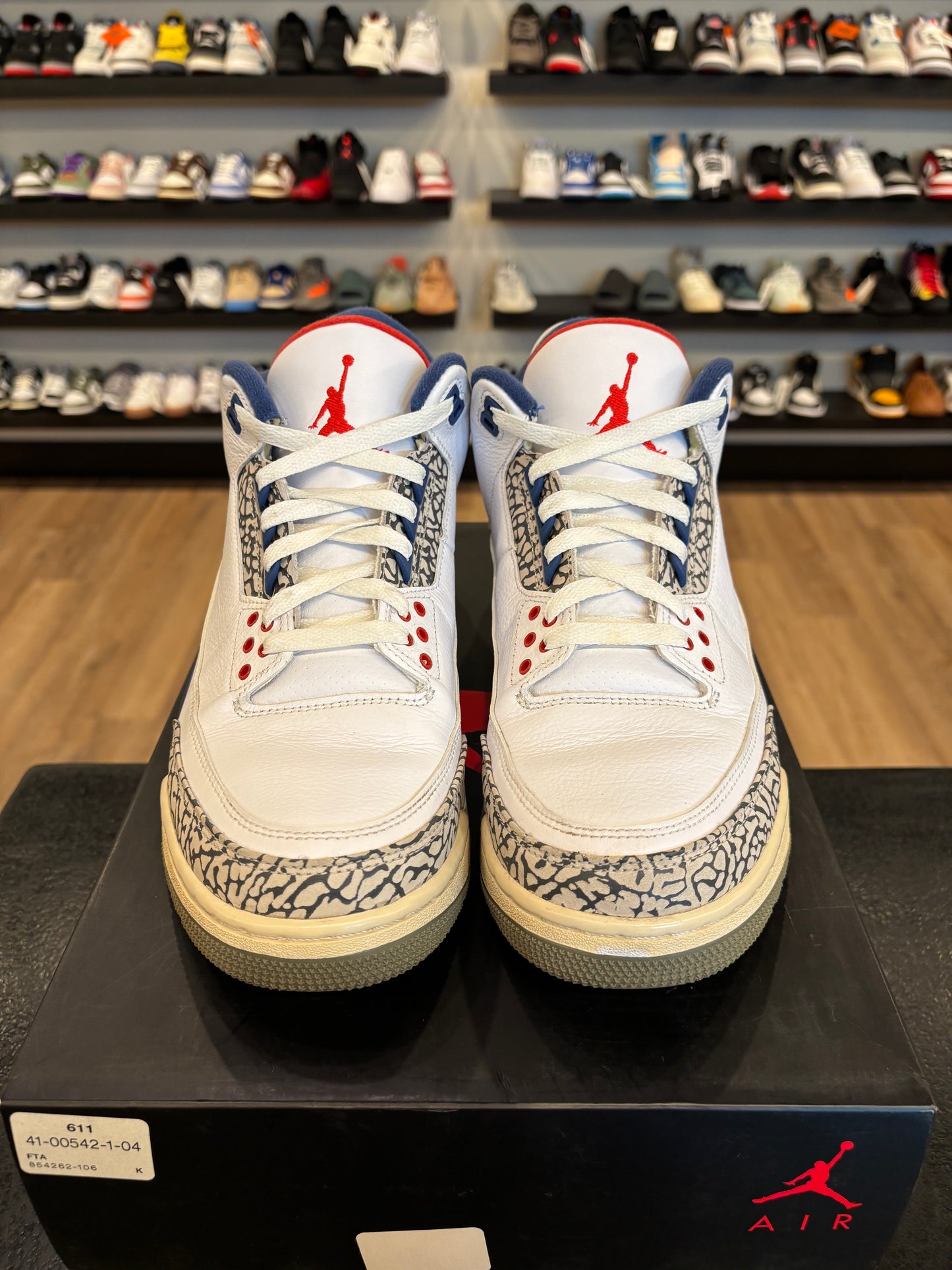 Jordan 3 True Blue 2016 Size 10.5 Pre-Owned