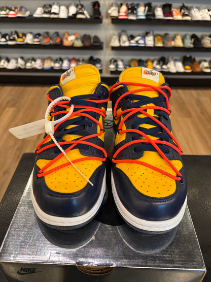 Nike Off-White Dunk Low University Gold Size 10 Pre-Owned