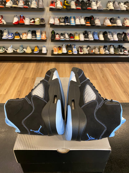 Jordan 5 Black University Blue Size 9 Brand New