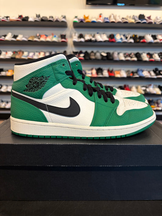 Jordan 1 Mid Pine Green Size 9.5 Pre-Owned
