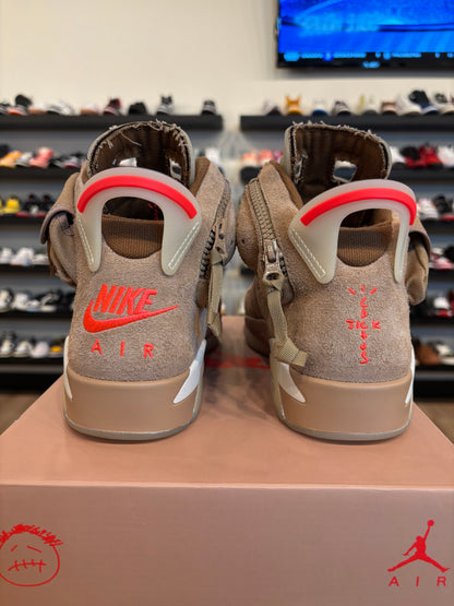 Jordan 6 Travis Scott British Khaki Size 9 Pre-Owned