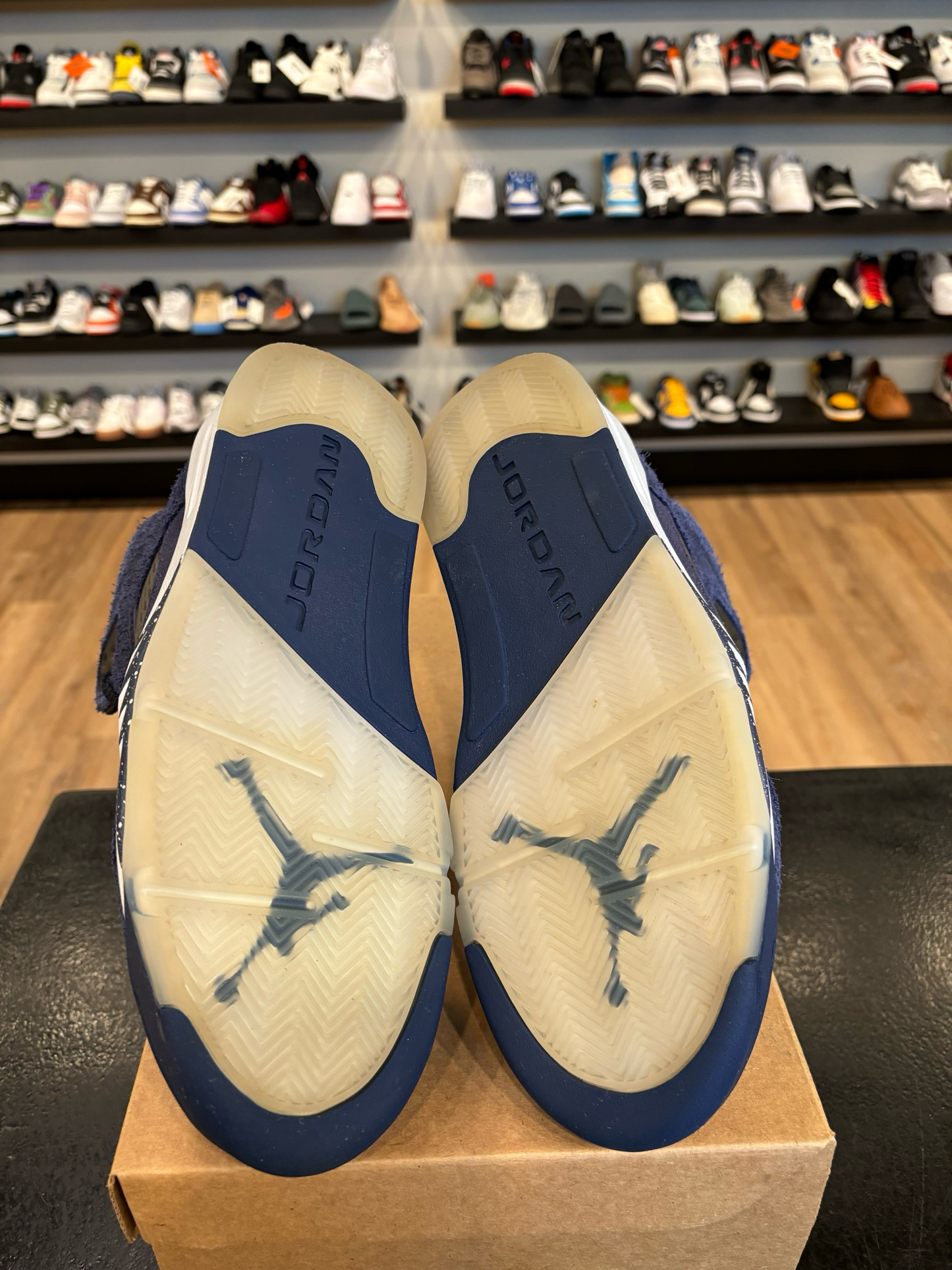Jordan 5 Georgetown Size 9.5 Pre-Owned (No Box)