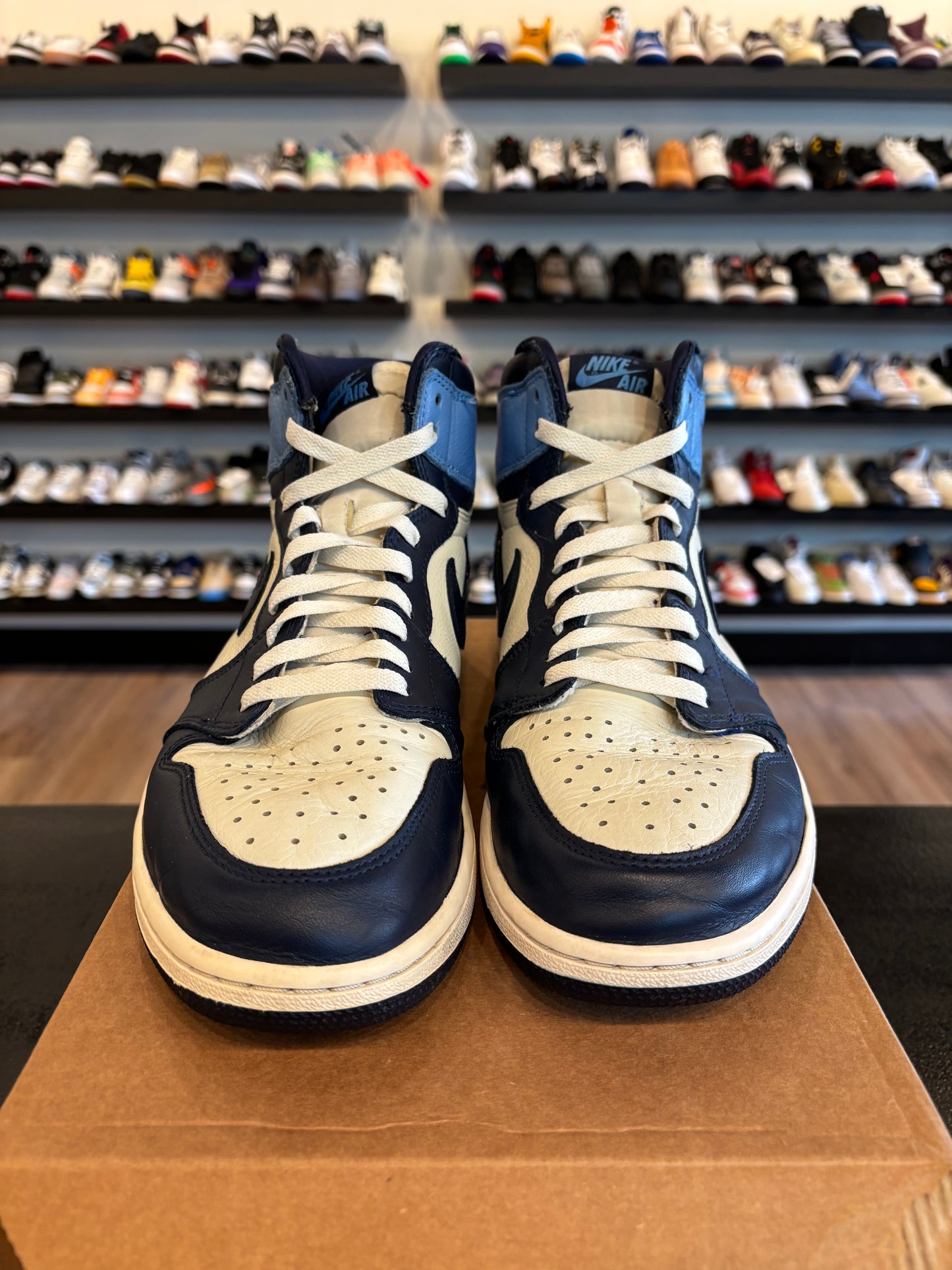 Jordan 1 Obsidian Size 12 Pre-Owned (No Box)