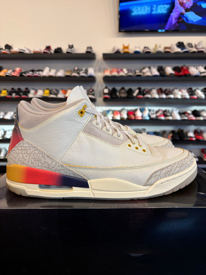 Jordan 3 J Balvin Sunset Size 13 Pre-Owned