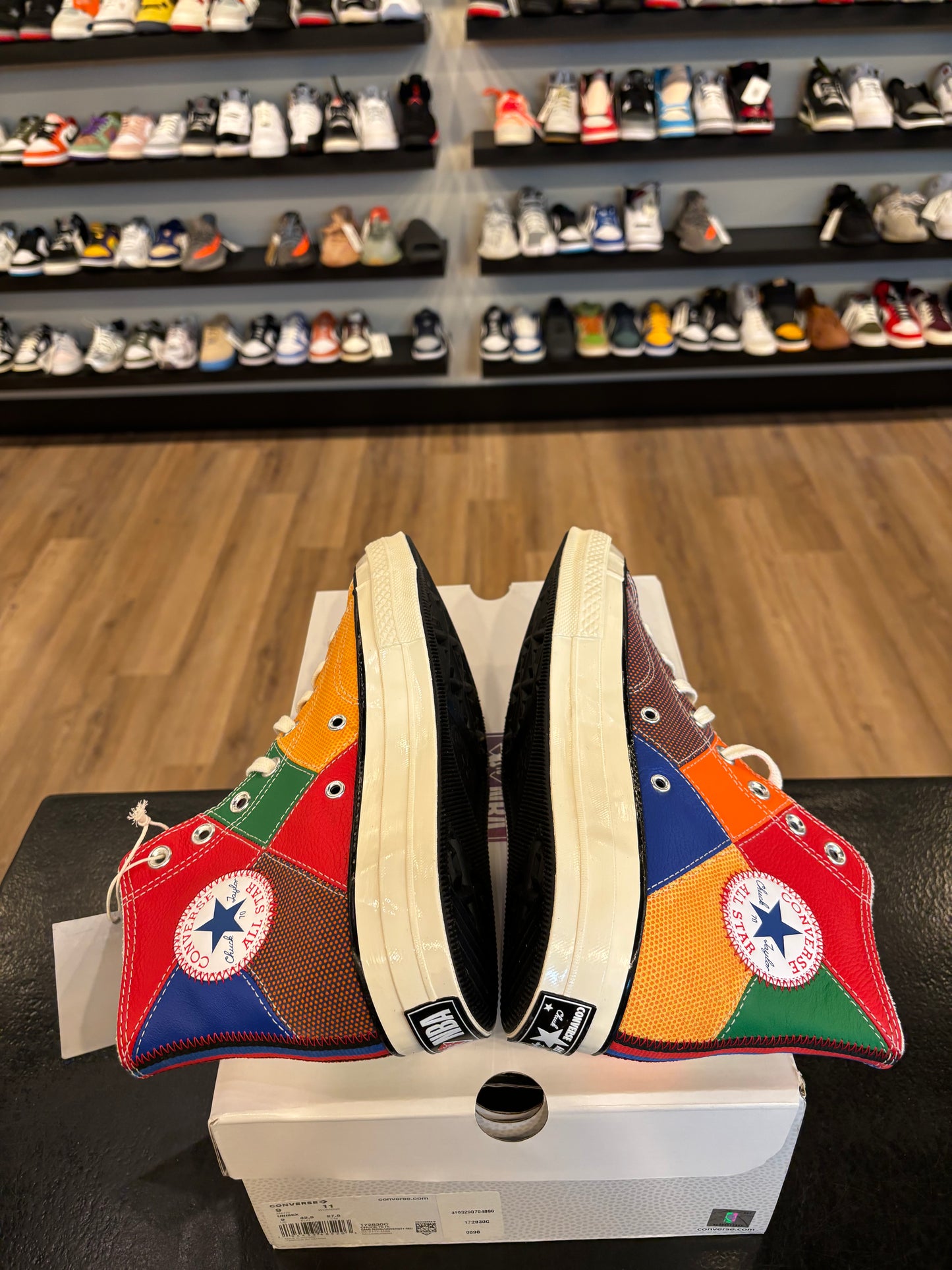 Converse Chuck Taylor NBA Patchwork Size 9 Brand New