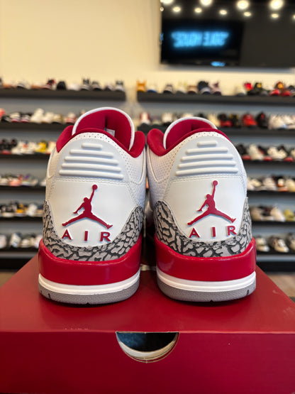 Jordan 3 Cardinal Size 9.5 Pre-Owned