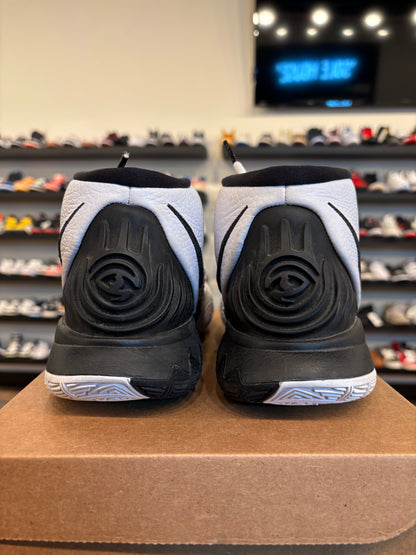 Nike Kyrie 6 White Black Size 11 Pre-Owned (No Box)