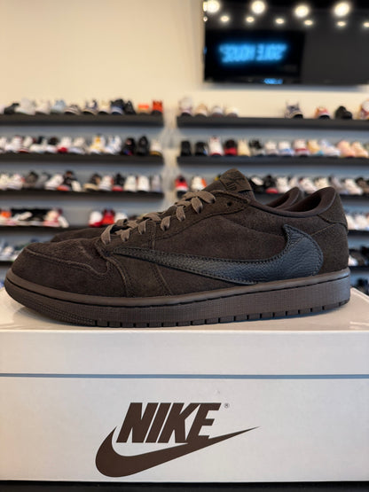 Jordan 1 Low Travis Scott Velvet Brown Size 10 Pre-Owned