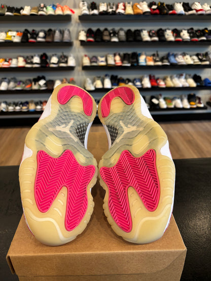 Jordan 11 Low Pink Snake Size 9 (10.5W) Pre-Owned (No Box)