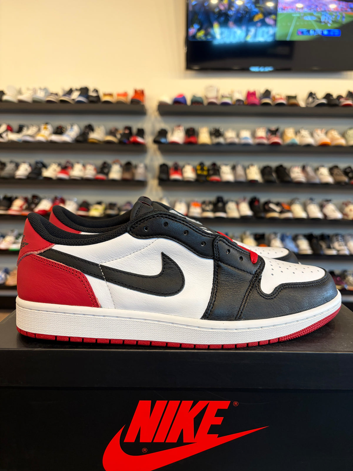 Jordan 1 Low Black Toe Size 10.5 Brand New
