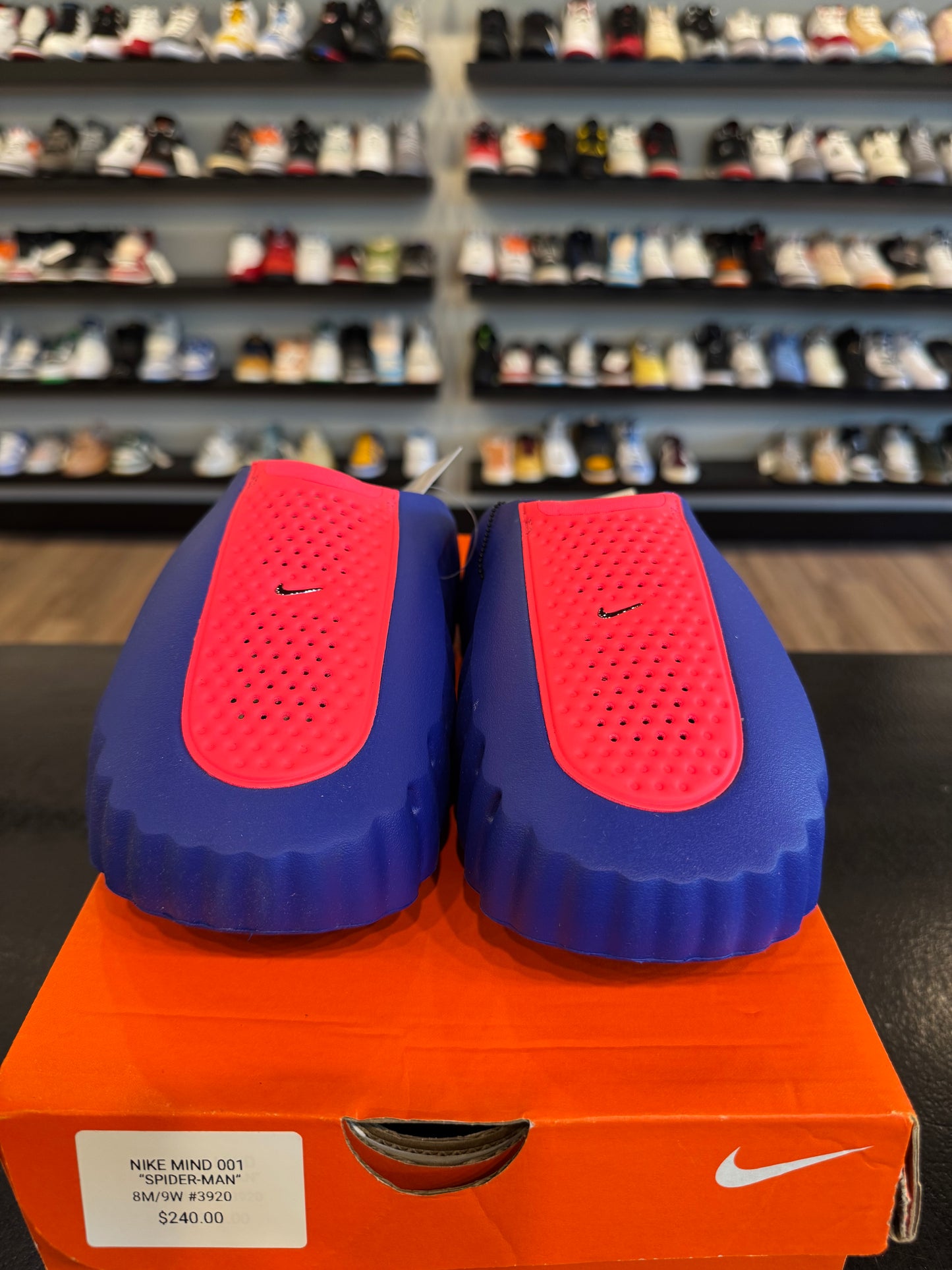Nike Mind Slide 001 Spider-Man Size 8 Brand New