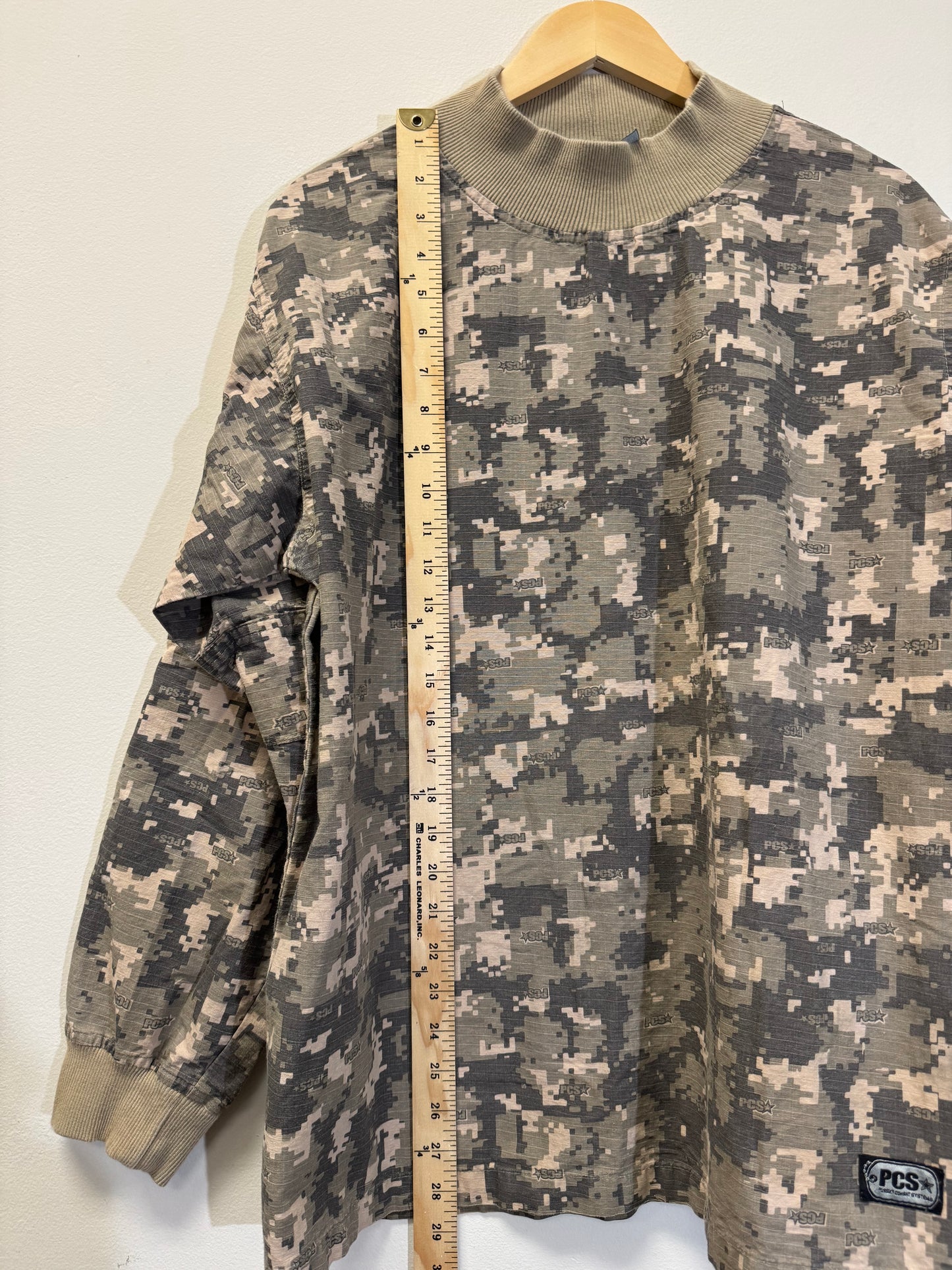 Camo Combat Digital Camo Long Sleeve Size Medium Vintage