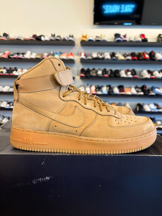 Nike Air Force 1 High Flax Size 9.5 Pre-Owned
