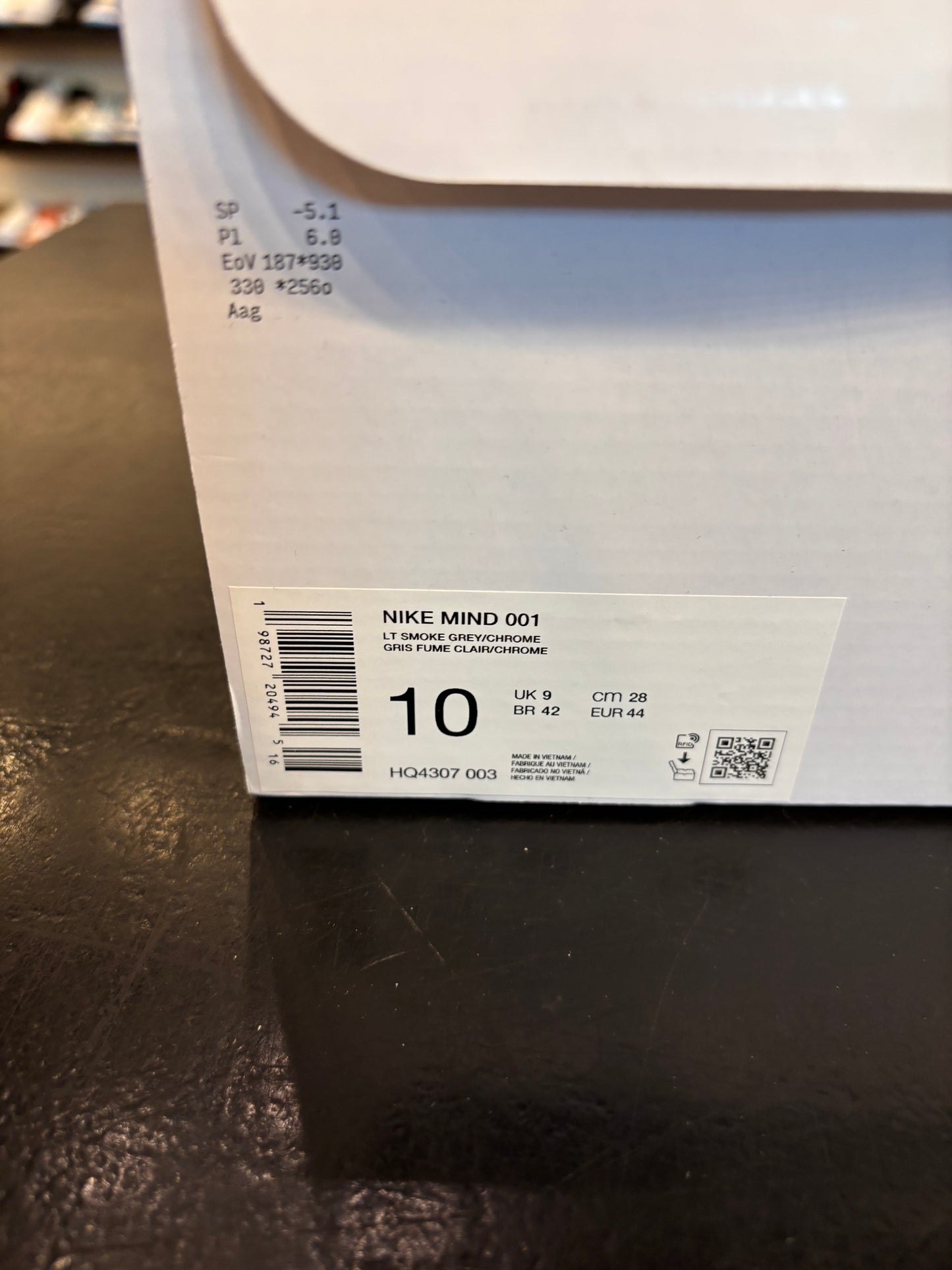 Nike Mind Slide 001 Smoke Grey Size 10 Brand New