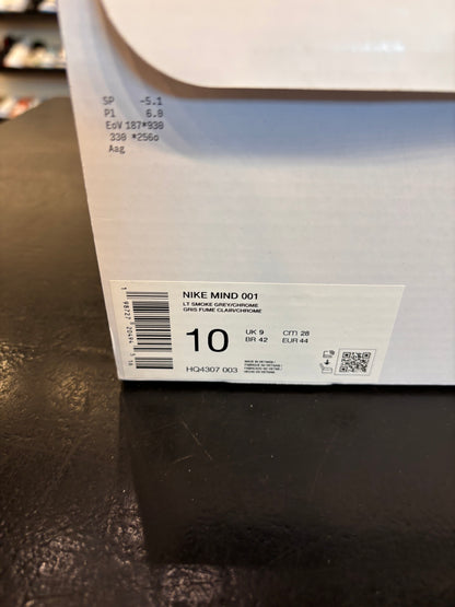 Nike Mind Slide 001 Smoke Grey Size 10 Brand New