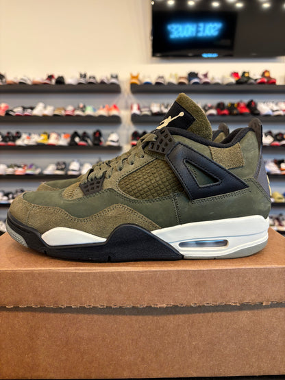Jordan 4 Craft Olive Size 10 Pre-Owned (No Box)