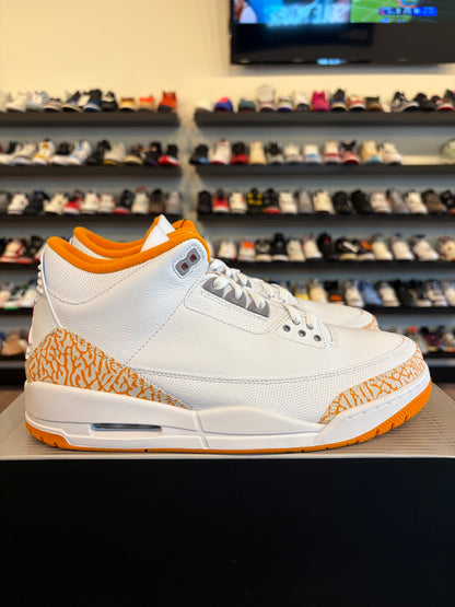 Jordan 3 Orange Citrus Size 10.5 (12W) Brand New