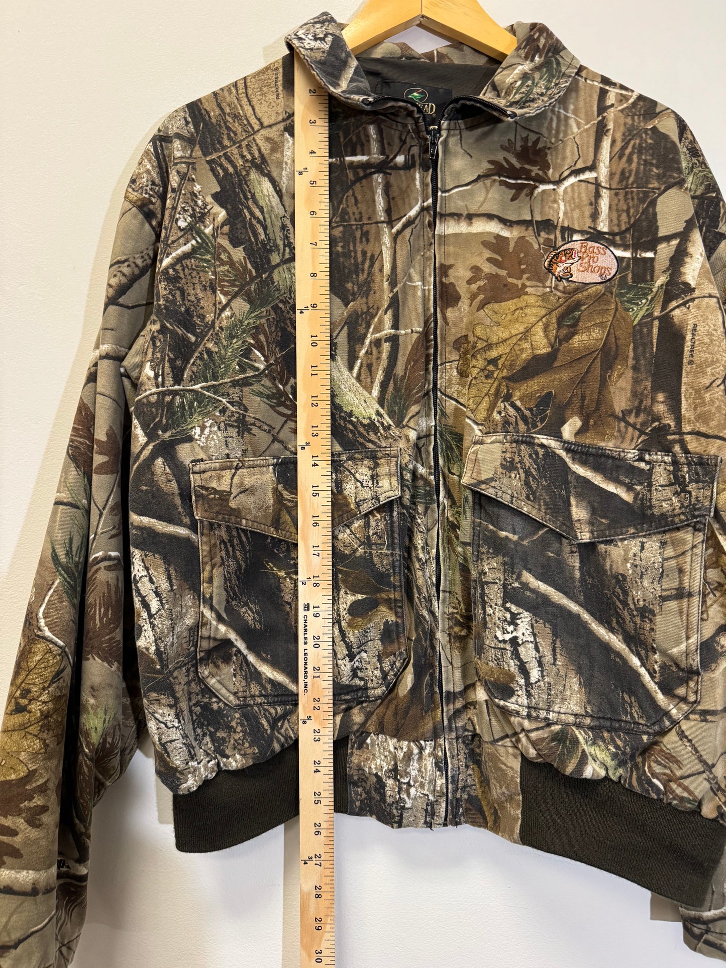 Bass Pro Camo Jacket Size Large Vintage
