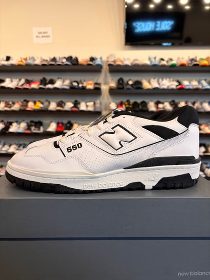 New Balance 550 White Black Size 10.5 Brand New