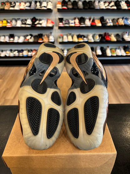 Nike Foamposite Copper 2017 Size 6.5Y (8W) Pre-Owned (No Box)