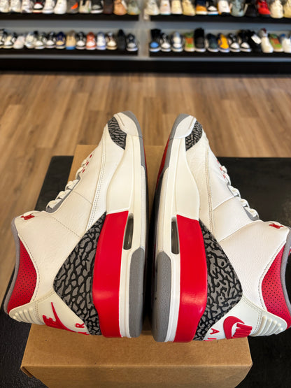 Jordan 3 Fire Red 2022 Size 10 Pre-Owned (No Box)