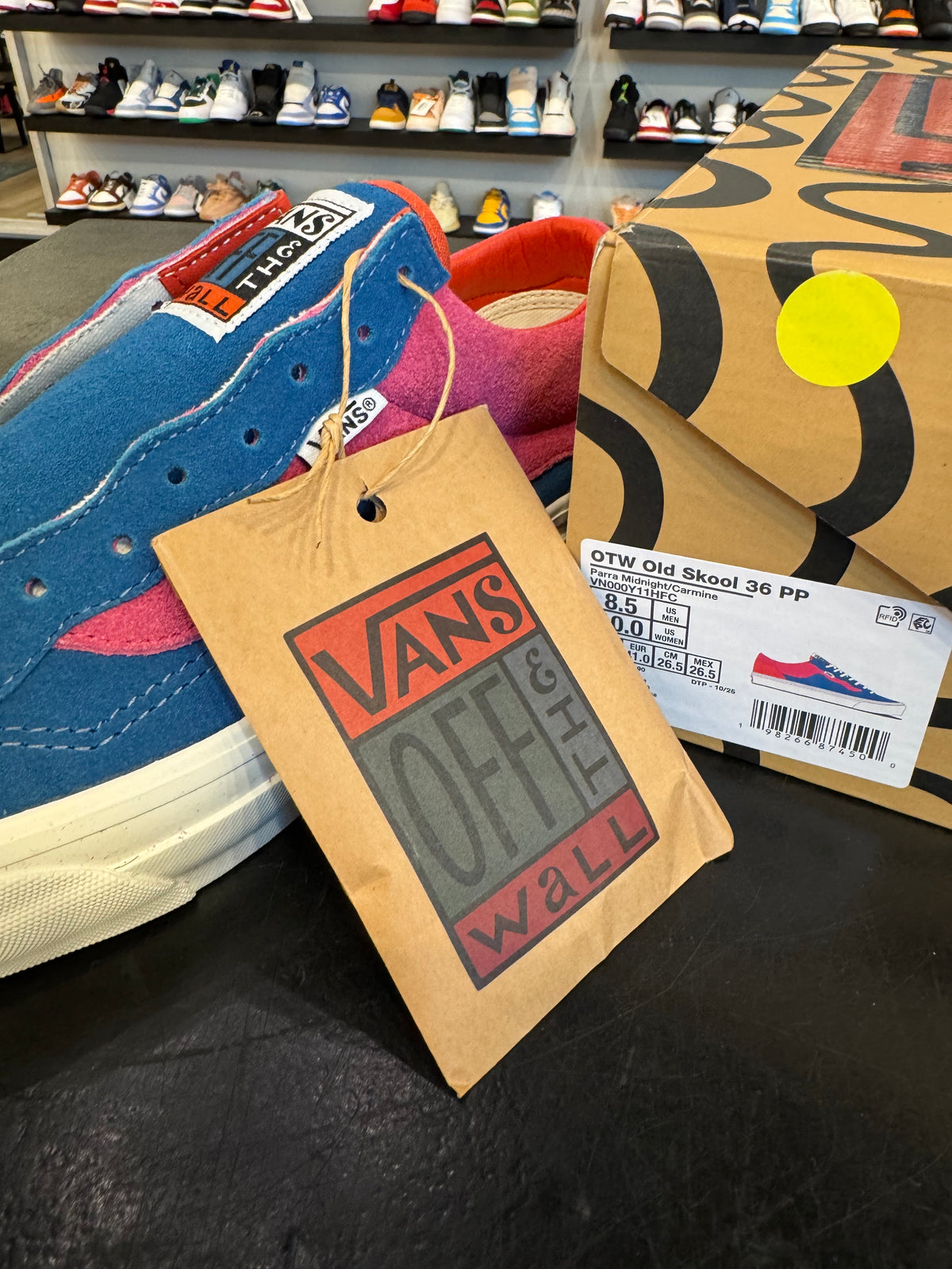 Vans OTW Old Skool 36 Parra Size 10 Brand New