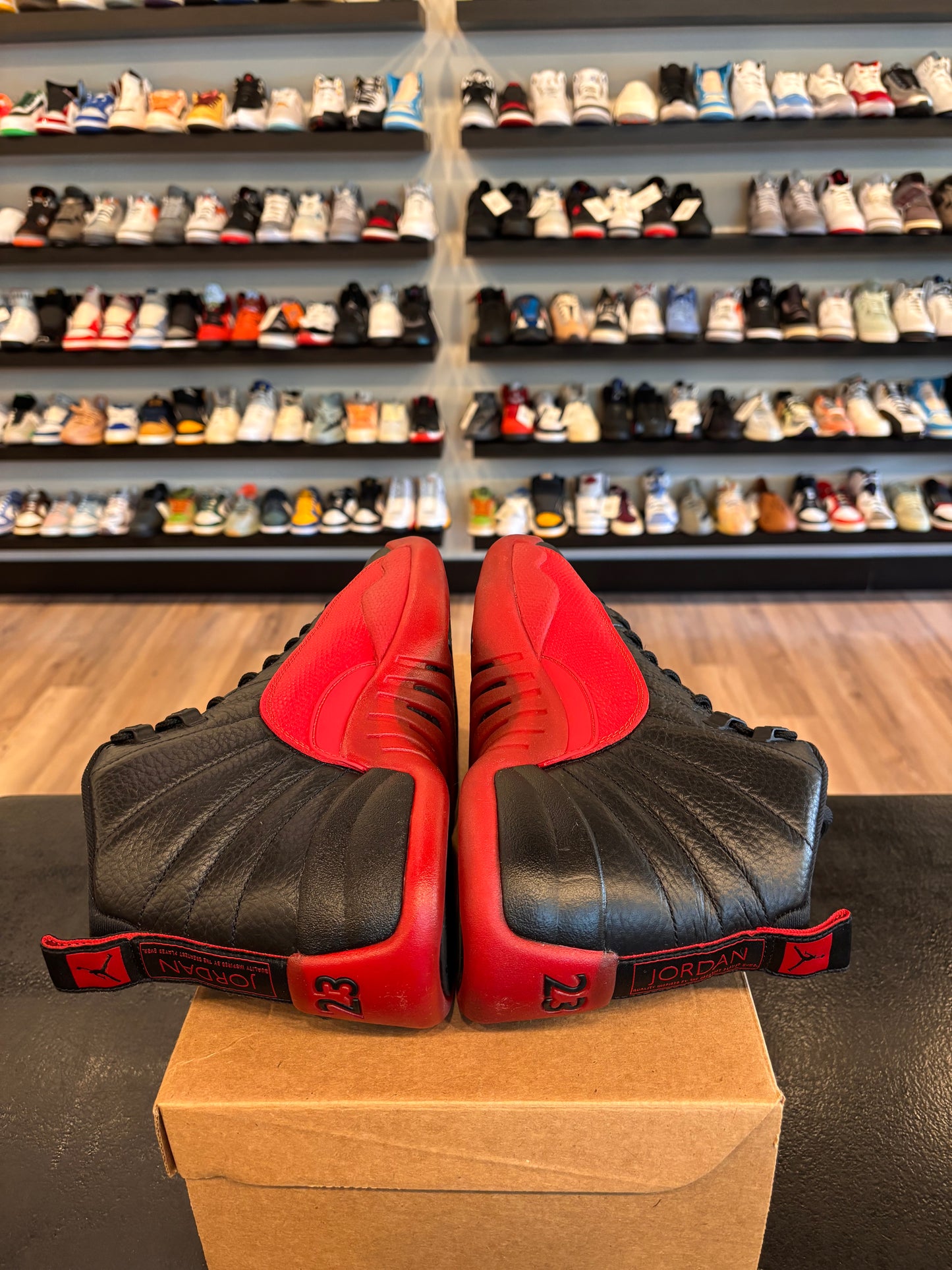 Jordan 12 Flu Game Size 9 Pre-Owned (No Box)