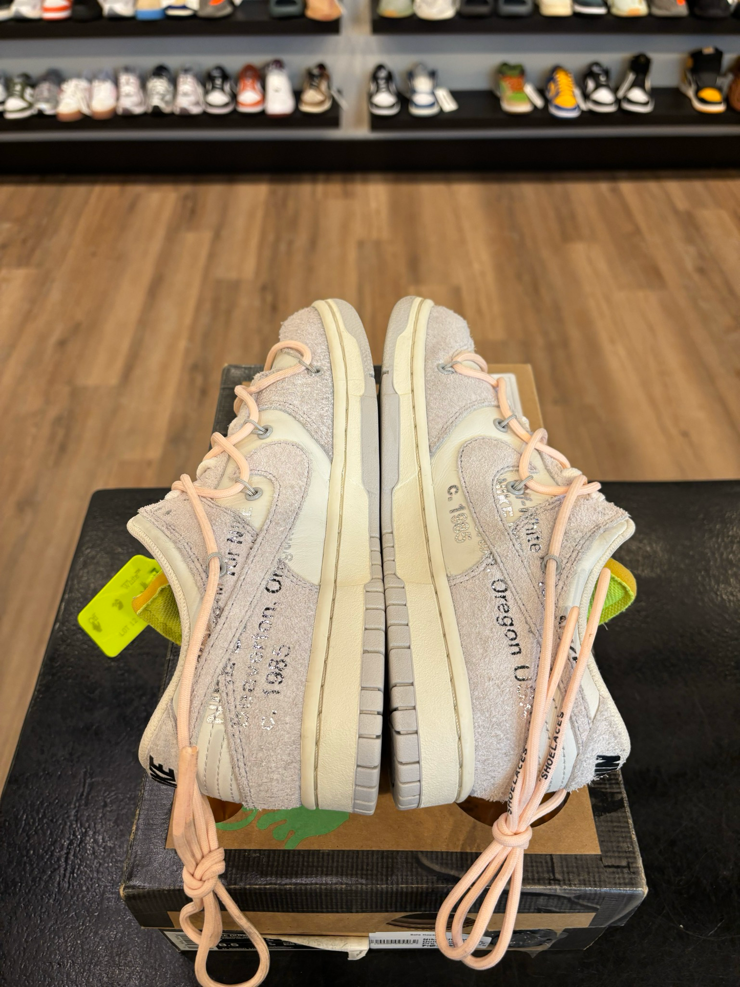 Nike Dunk Low Off-White Lot 12 Size 7 (8.5W) Pre-Owned