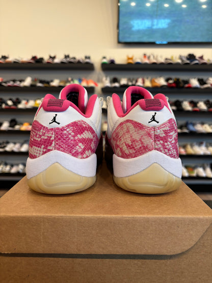Jordan 11 Low Pink Snake Size 9 (10.5W) Pre-Owned (No Box)